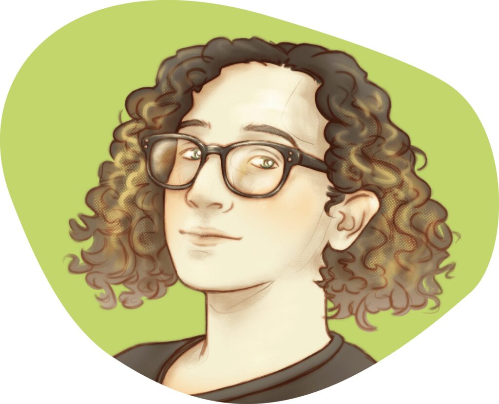 portrait illustré de hey maxine